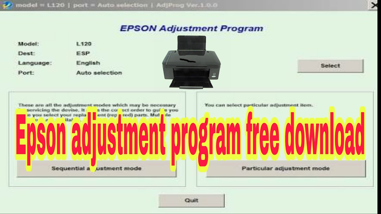Epson adjustment program free download l382